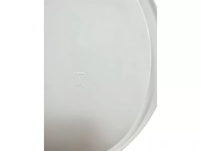 Ведро 5,7л круглое, с пластиковой ручкой, с белой крышкой, код: 36272