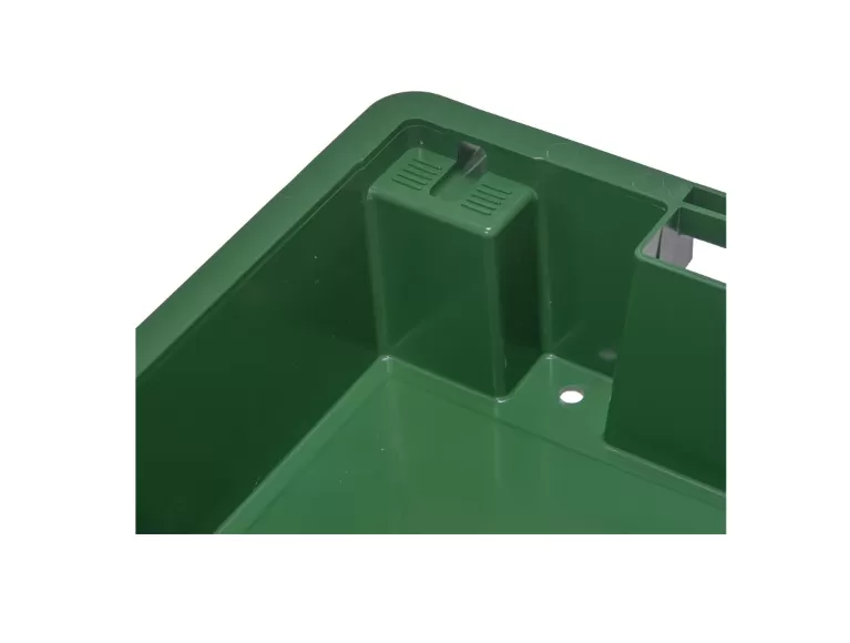 Ящик полимерный 600х400х150 сплошной с отверстиями, код: 32950