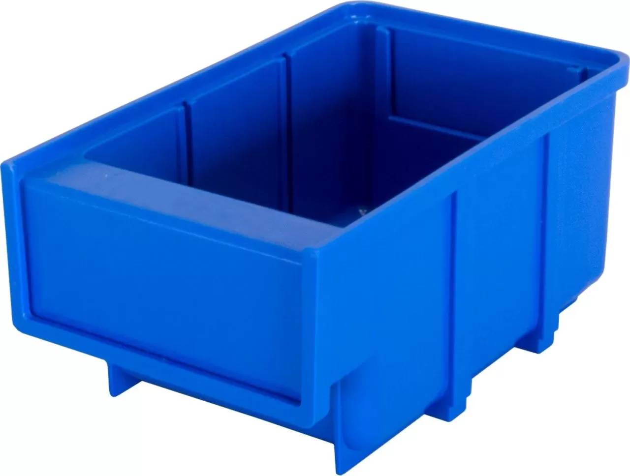 Ящик сплошной 170×105×80 мм, объем 1.43 л., арт.: 6001, синий, код: 10458