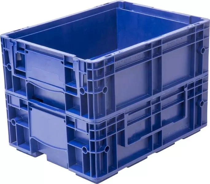 Ящик 4315 R-KLT 396х297х147,5, объем 10.1, синий, код:20563