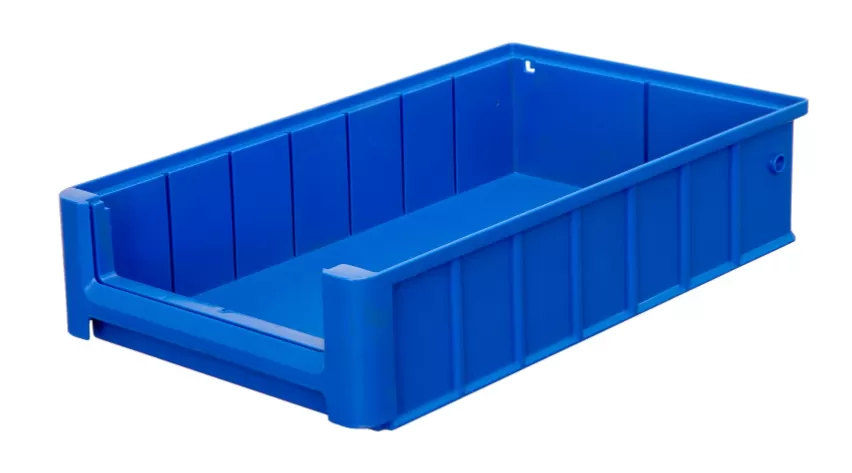 Ящик сплошной 400×234×90 мм, объем 8.42 л., арт.: SK 4209, синий, код: 12374