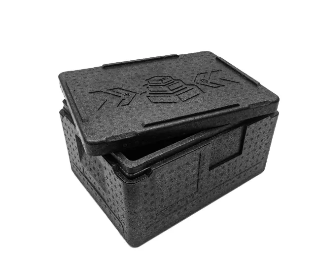 Термоконтейнер 400х300х220 14л. с крышкой, плотность 55, код: 32779