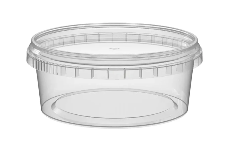 Контейнер п/п 0,300л. круглый, d-118мм, с прозрачной крышкой, код: 35770