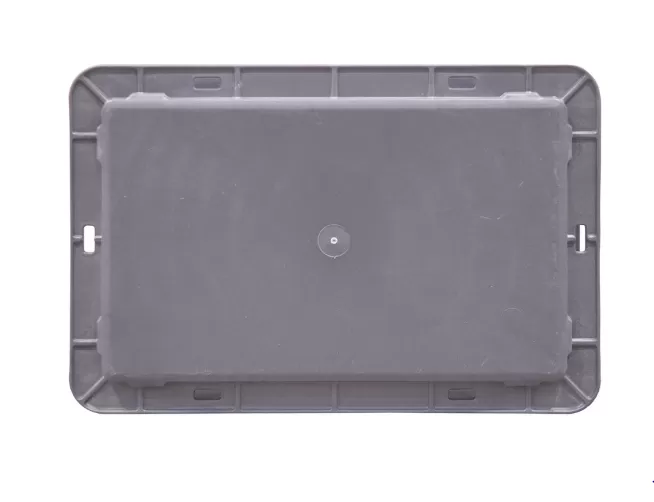 Ящик сплошной 300×200×120 мм, объем 7.2 л., арт.: SPK 3011, серый, код: 24286