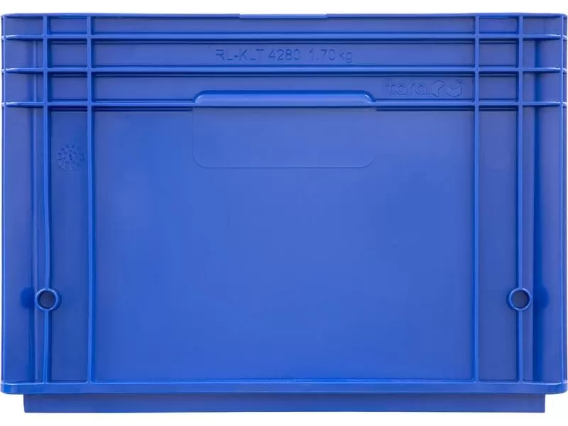 Ящик перфорированный 396×297×280, арт.: 4280 RL-KLT, объём 24.1, голубой, код: 20584