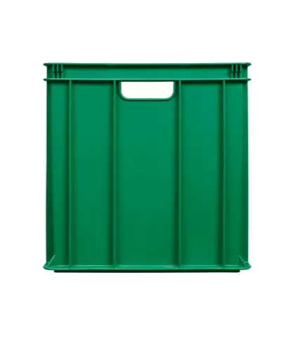 Ящик сплошной 600×400×410 мм, объем 84 л., арт.: 203-2, зелёный, код: 11548