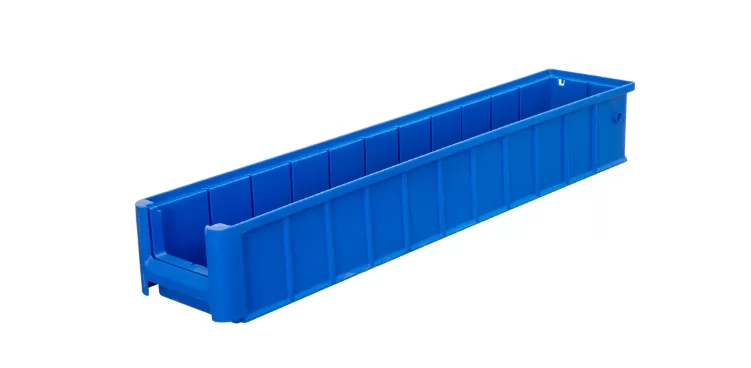 Ящик сплошной 600×117×90 мм, объем 6.32 л., арт.: SK 6109, синий, код: 12382