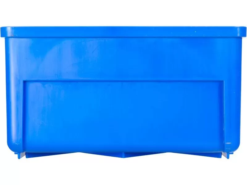 Ящик сплошной 300×185×100 мм, объем 5.55 л., арт.: 6002, синий, код: 10459