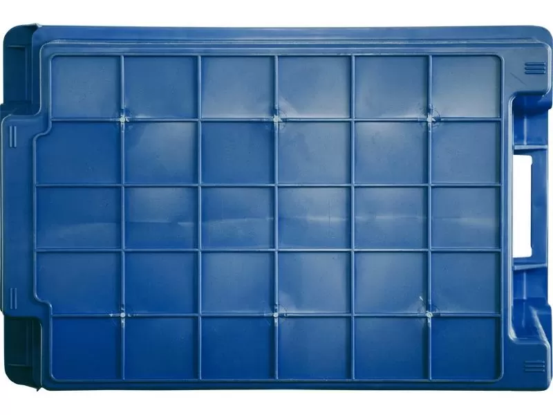 Ящик полимерный 600х400х250 &quot;Север помнит&quot; сплошное дно, код: 35597