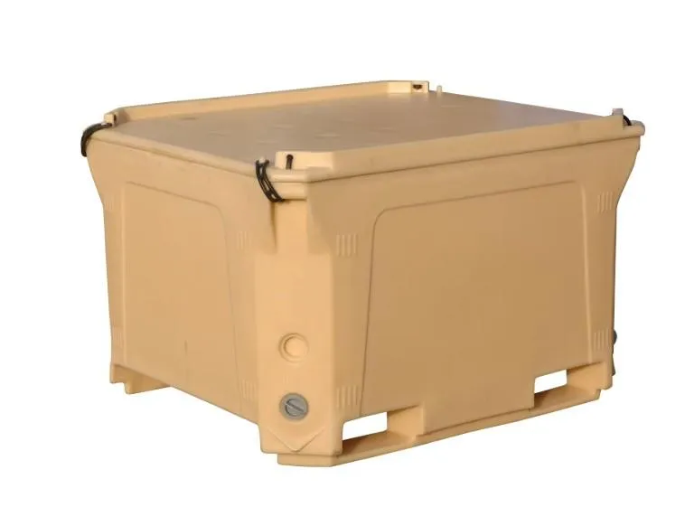 Контейнер 1230х1030х820 мм с крышкой, арт. RIC 660 синий, код: 02416