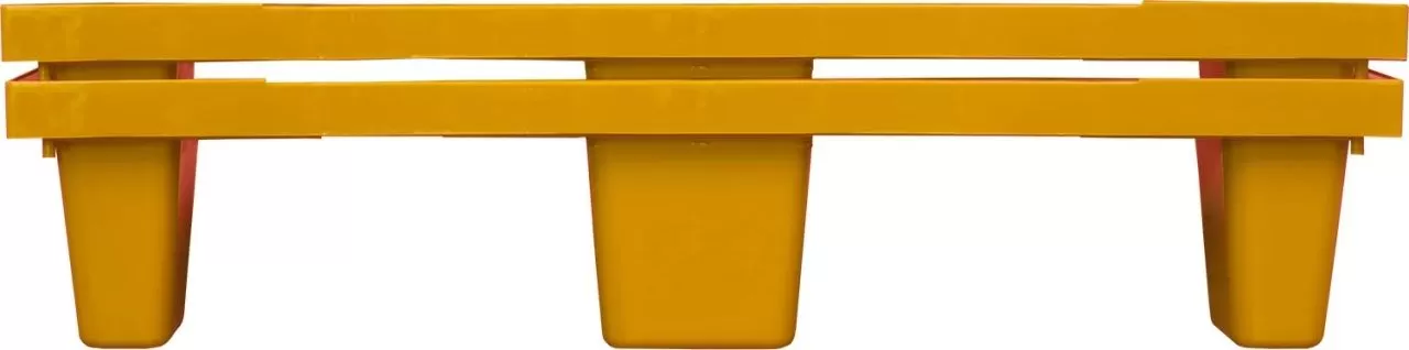 Паллет 1200х800х160 мм (перфорированный на 9 ножках вкладываемый) желтый, арт. TR 1208 L желтый, код: 12749