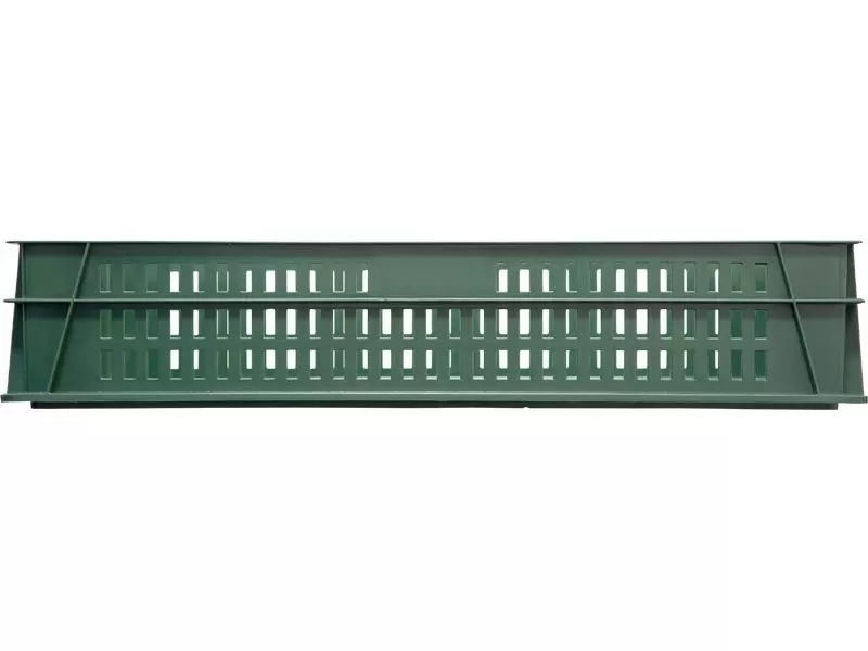 Ящик сплошной 740×465×145 мм, объем 39 л., арт.: 404-Т-1, зелёный, код: 22442