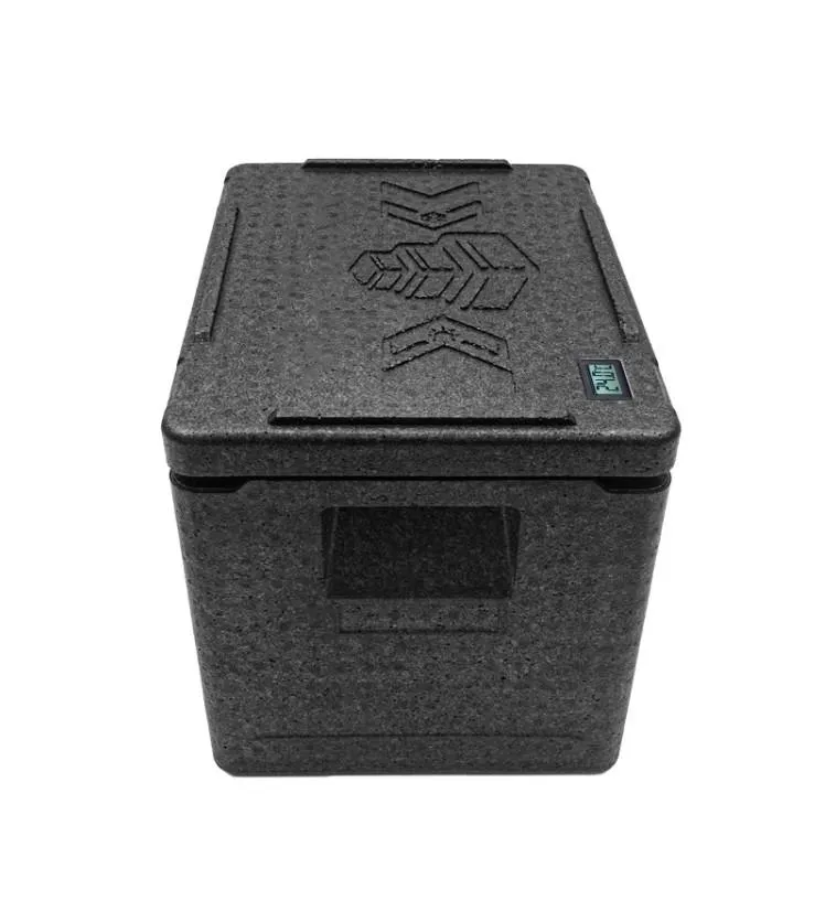 Контейнер 400х300х320 22л. изотермический, с датчиком температуры, с крышкой, плотность 55, код: 40420