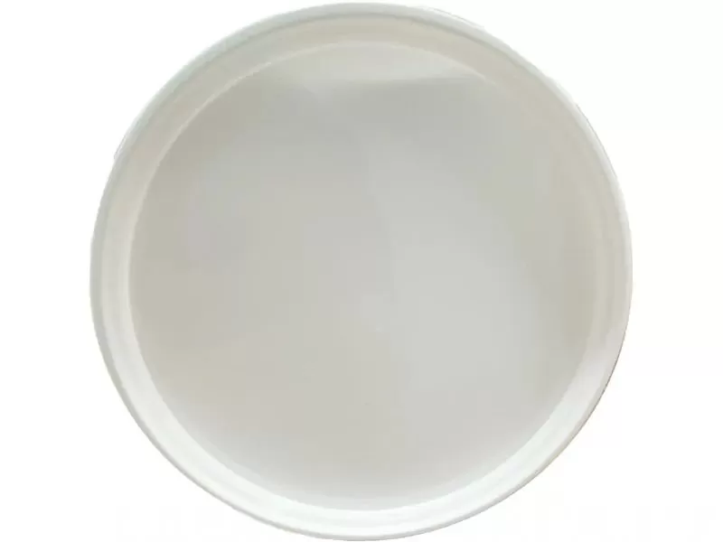 Ведро 1л круглое, с пластиковой ручкой, с белой крышкой, код: 36235