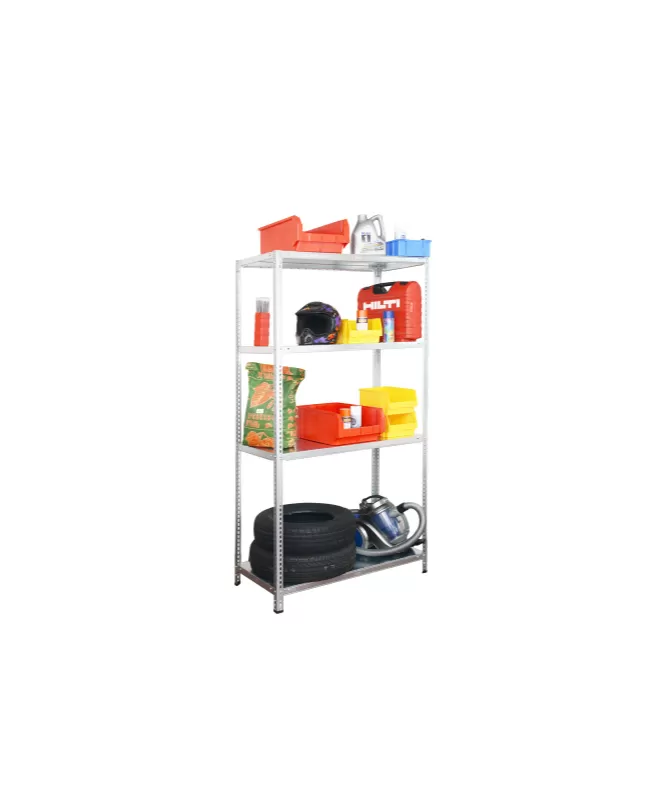 Стеллаж металлический полочный на болтовом соединении 2000x1000x400 / 4, арт. СП-Fix-4-2000/1000/400, код: 14223