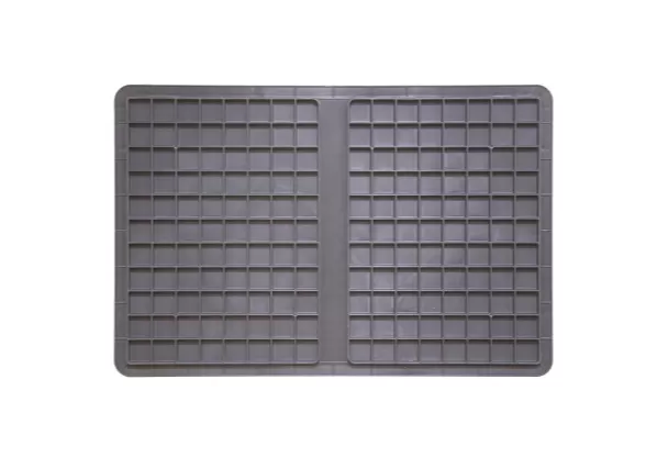 Ящик 600х400х340 стенки сплошные, дно усиленное, 4 закрытые ручки, код: 32406