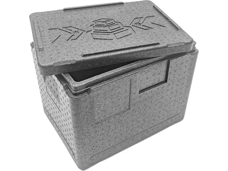 Термоконтейнер 400х300х320 22л. с крышкой, плотность 30