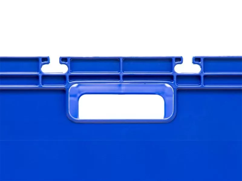 Ящик сплошной 600×400×340 мм, объем 60 л., арт.: 4-6434-1, синий, код: 25198