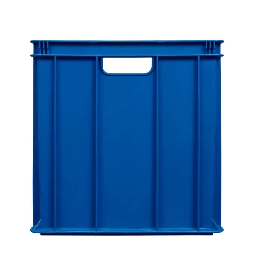 Ящик сплошной 600×400×410 мм, объем 84 л., арт.: 203-2, синий, код: 06069