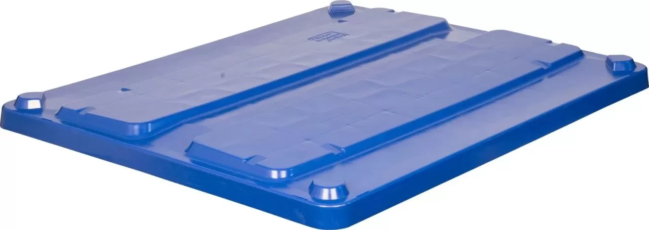 Крышка для BoxPallet 1230х1040х80 мм синяя, арт. крышка 1000 АСЕ, код: 03745