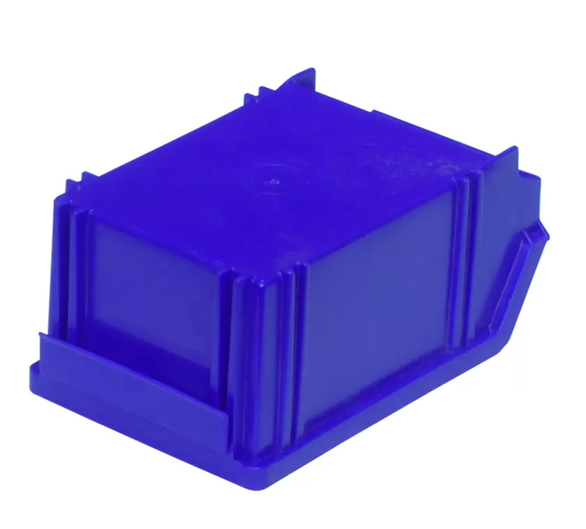 Ящик сплошной 170×105×75 мм, объем 1.34 л., арт.: 7968, синий, код: 01706