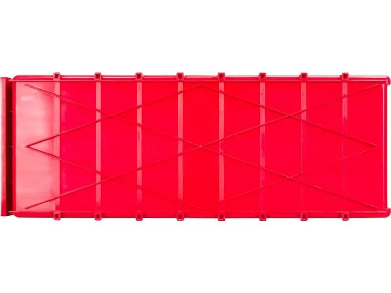 Ящик сплошной 500×185×100 мм, объем 9.25 л., арт.: 6004, красный, код: 10557