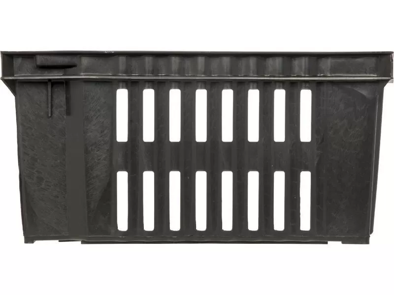 Ящик перфорированный 540×360×260, арт.: 105, объём 38, чёрный, код: 00349