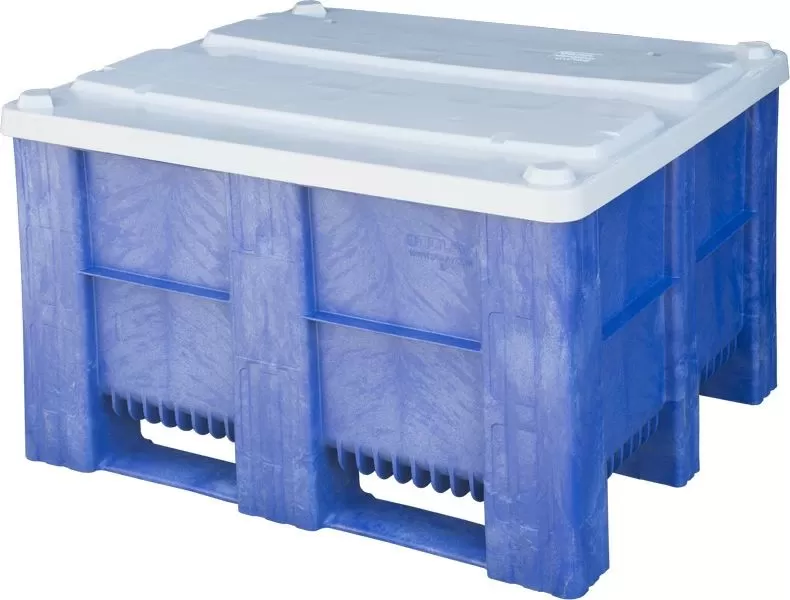 Крышка для BoxPallet 1230х1040х80 мм белая, арт. крышка 1000 АСЕ, код: 04020