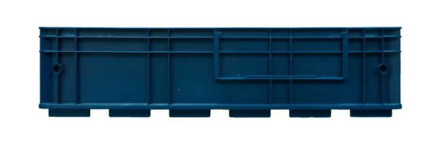 Ящик 6415 R-KLT 594х396х147,5, объем 21.1, синий, код:20838