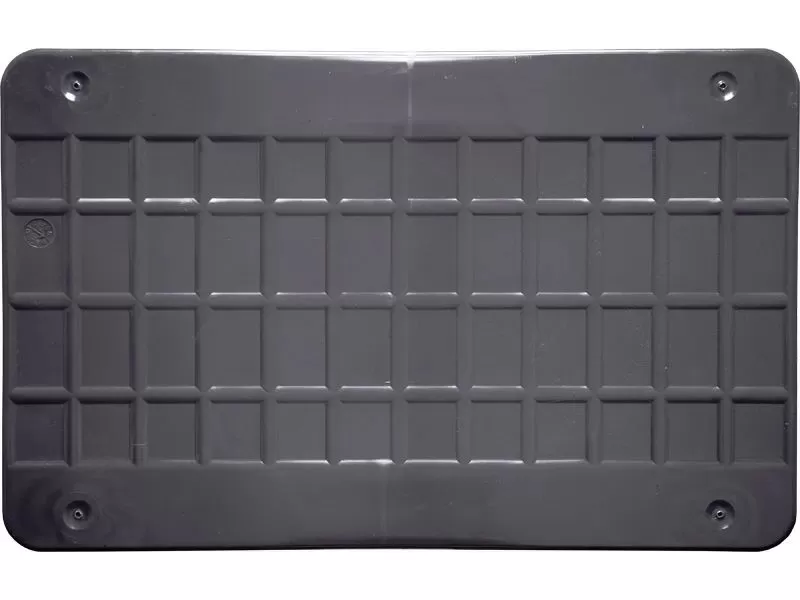 Ящик сплошной 600×400×340 мм, объем 60 л., арт.: 4-6434-1, чёрный, код: 25199