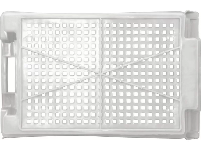 Ящик перфорированный 600×400×200, арт.: 102-У, объём 37, натуральный, код: 09227