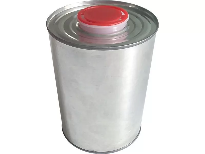 Банка металл 1л. круглая, с крышкой берикап 42мм