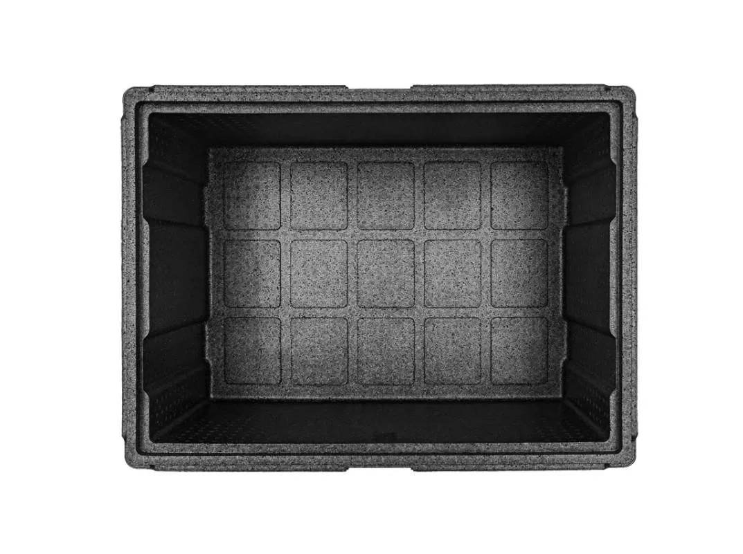 Контейнер 600х400х320 109л. изотермический, с датчиком температуры, с крышкой, плотность 55, код: 40424