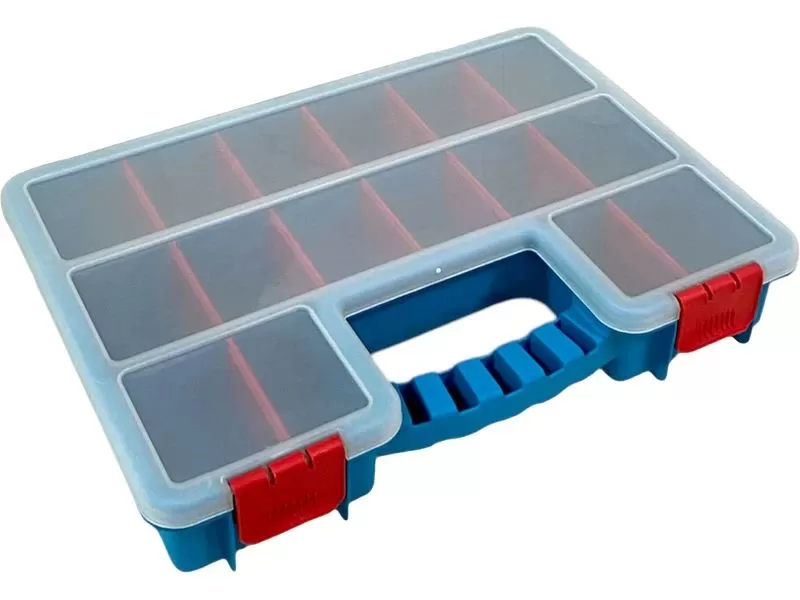 Органайзер 355х260х60 с разделителями, 16 ячеек, код: 36997