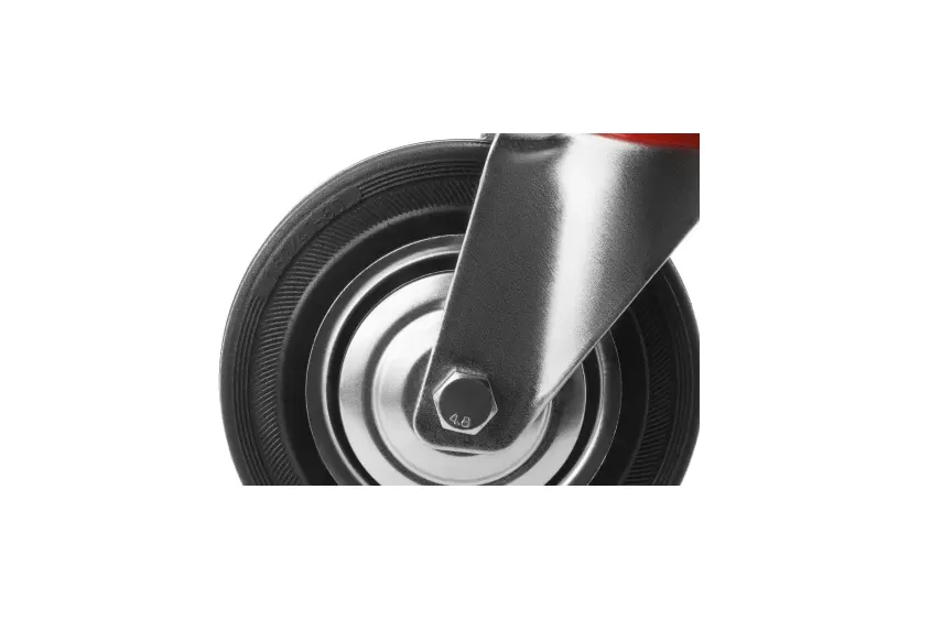 SC 63 (Китай) - Промышленное колесо 160 мм (площадка, поворотн., черн. рез., роликоподш.)