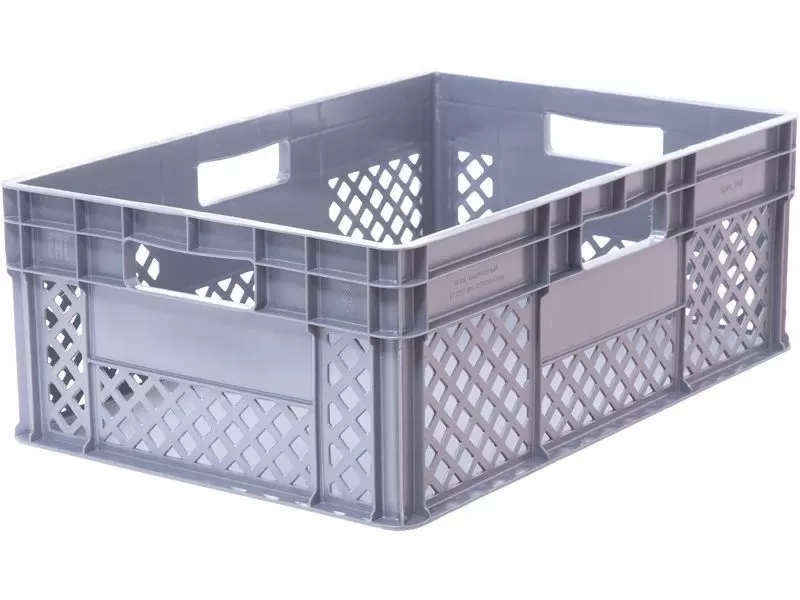 Ящик 600х400х220 стенки перфо, дно гладкое, 4 открытые ручки, код: 32482