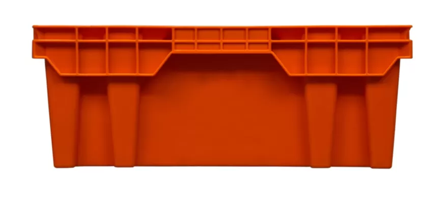 Ящик перфорированный 600×400×152, арт.: 403-1, объём 27, красный, код: 15748