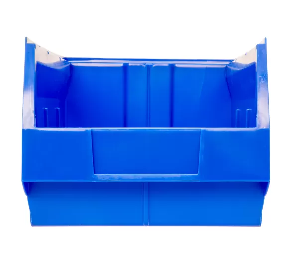 Ящик сплошной 500×310×250 мм, объем 38.75 л., арт.: 5006, синий, код: 10043