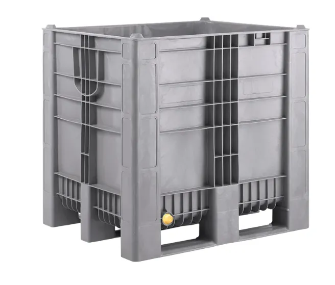 Контейнер п/э 1200х1000х1140 сплошной, на 3 полозьях, с пробкой СП 1 (S), код: 24636