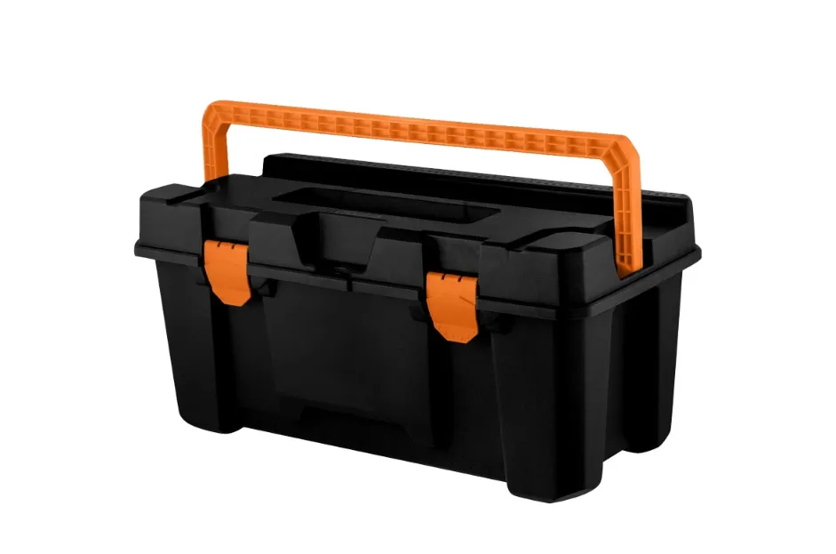 Ящик п/п 608х305х283 для инструмента, с ручкой-замком, код: 40060