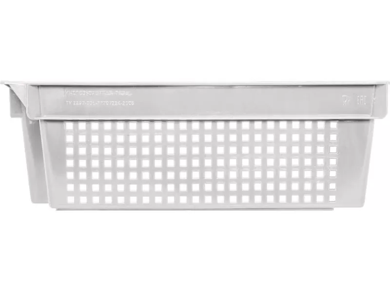 Ящик перфорированный 600×400×200, арт.: 102-У, объём 37, натуральный, код: 09227