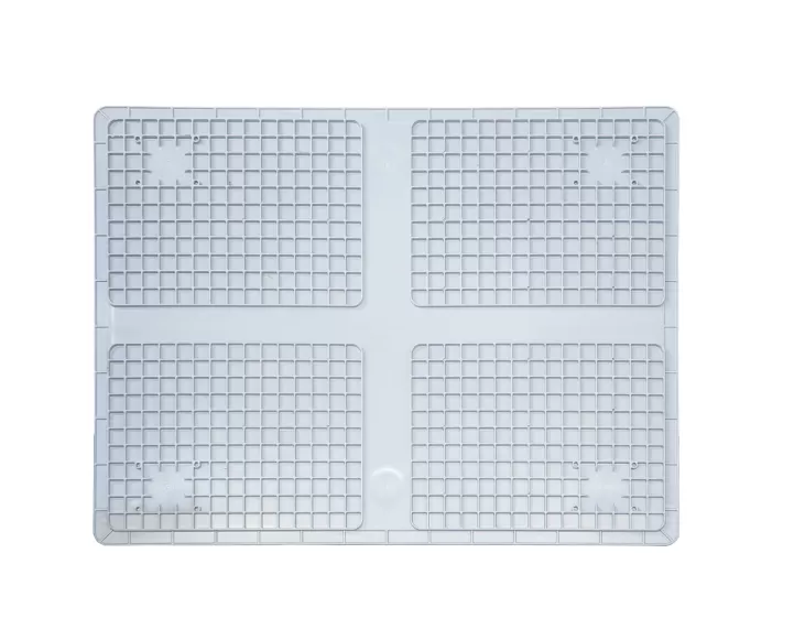 Ящик сплошной 800×600×340 мм, объем 163.2 л., арт.: SPK 8633, серый, код: 24294