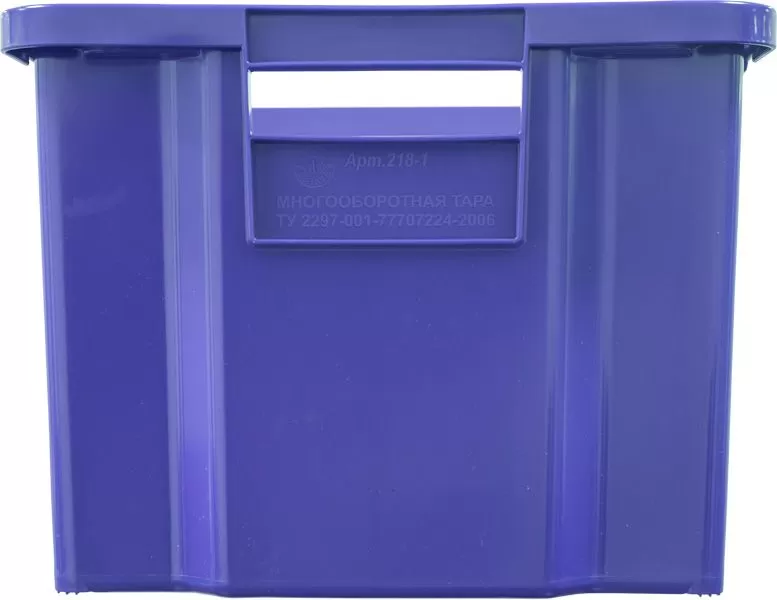 Ящик сплошной 600×400×300 мм, объем 52 л., арт.: 218-1