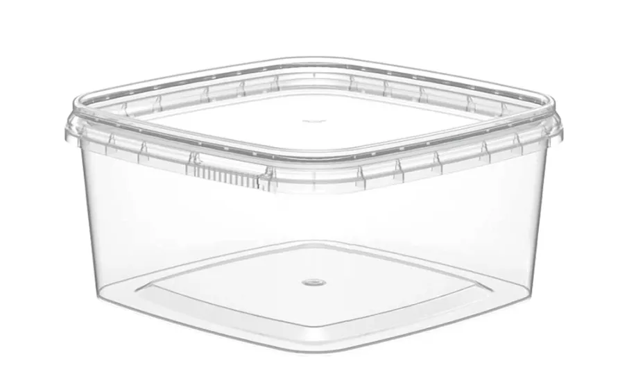 Ведро 0,60л. квадратное, код: 36852