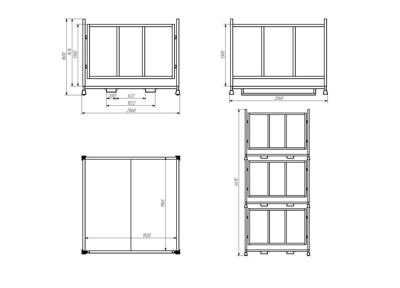 Фрейм габаритный