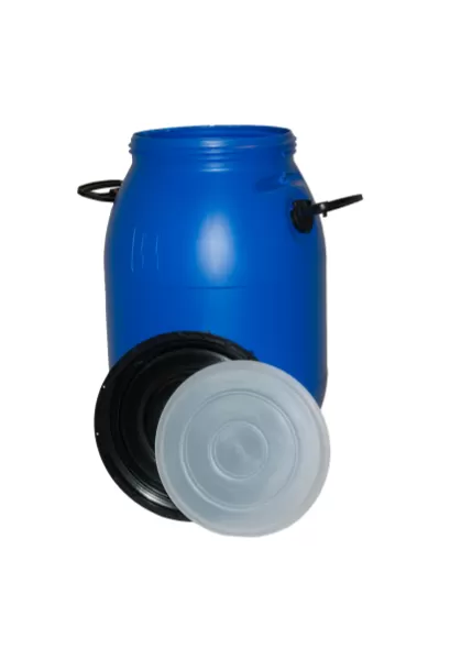 Бидон пластиковый 50 литр, арт.: БПЗ 50, белый, код: 10780