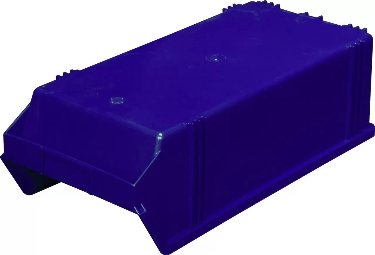 Ящик сплошной 500×230×150 мм, объем 17.25 л., арт.: 7964, синий, код: 01709