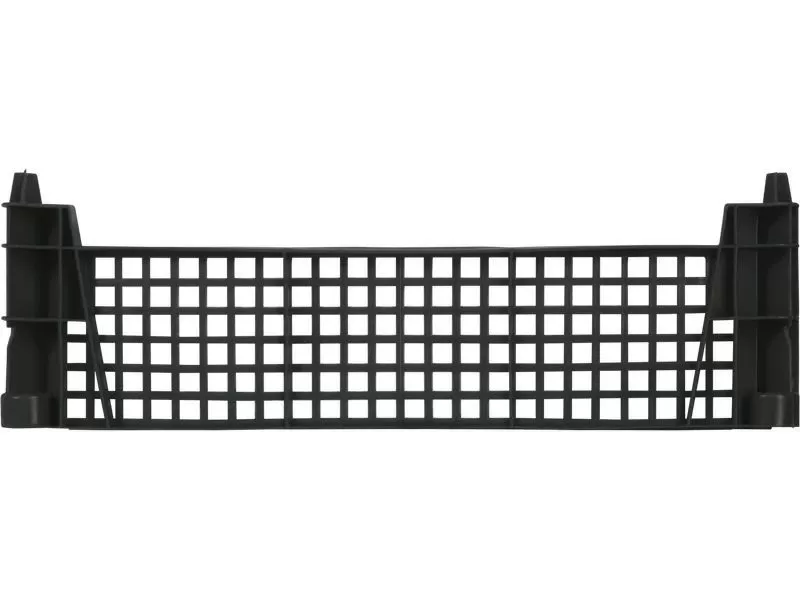 Ящик перфорированный 400×300×110, арт.: 101, объём 9, чёрный, код: 13154