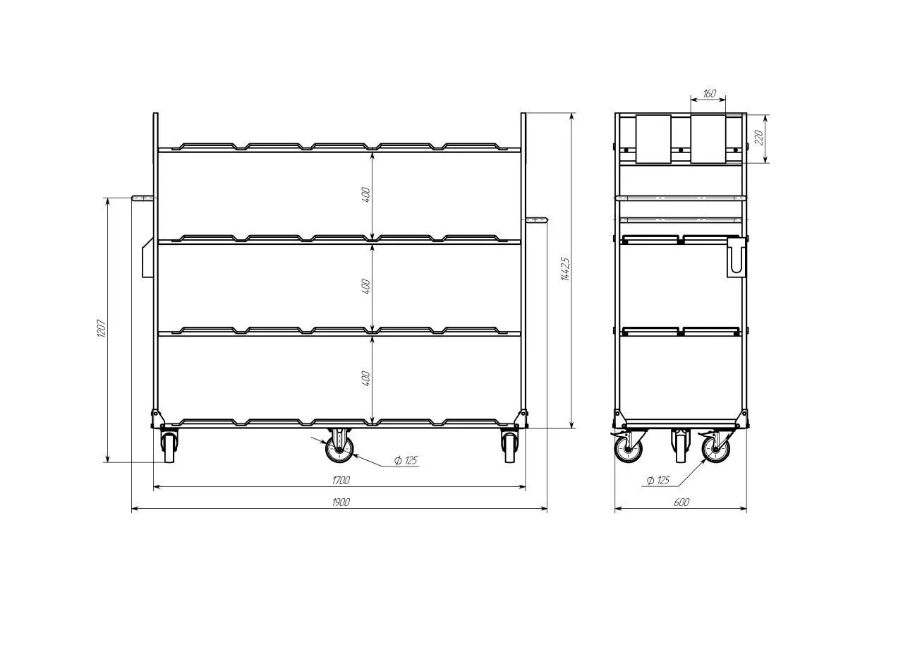 Тележка для консолидации