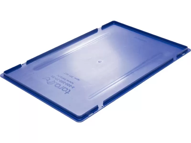 Крышка п/п 600х400 для ящиков цв. синий  (Крышка п/п 600х400 для ящиков цв. синий ), арт. 501 KLT, код: 29431